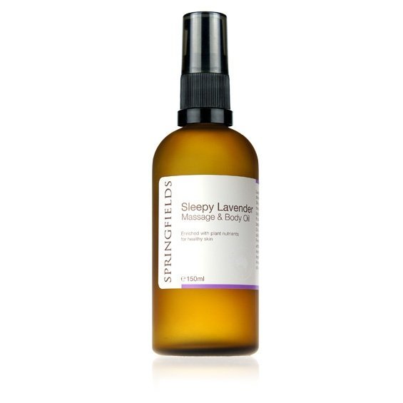 Springfields Sleepy Lavender Massage And Body Oil 200ml Northcote Natural Therapies 9258