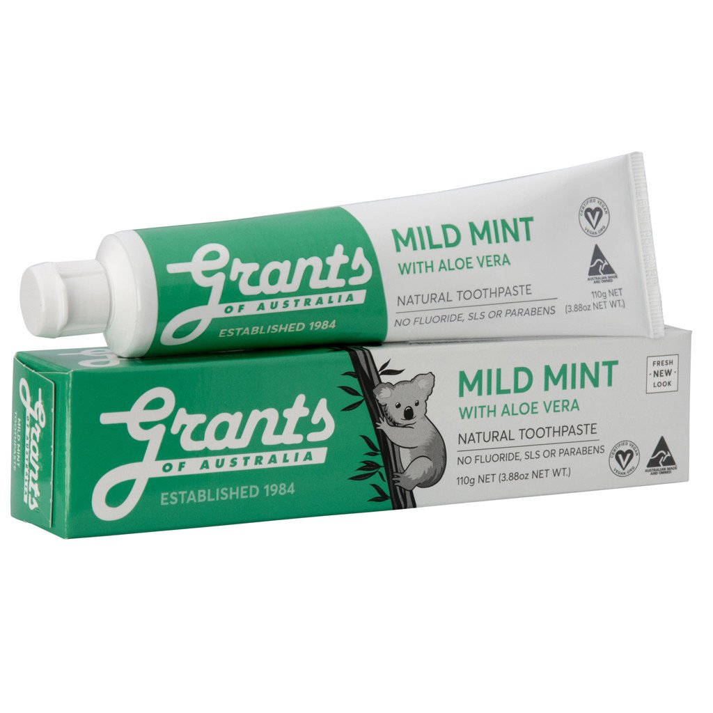 grants mild mint toothpaste